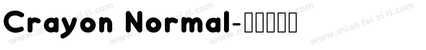 Crayon Normal字体转换